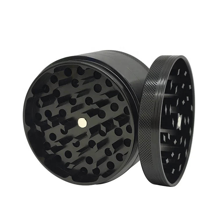 Fancy Popular 75MM 3 inches 4 Pieces Aluminum Herb Grinder Custom Logo Dry Spice Grinder Wholesale
