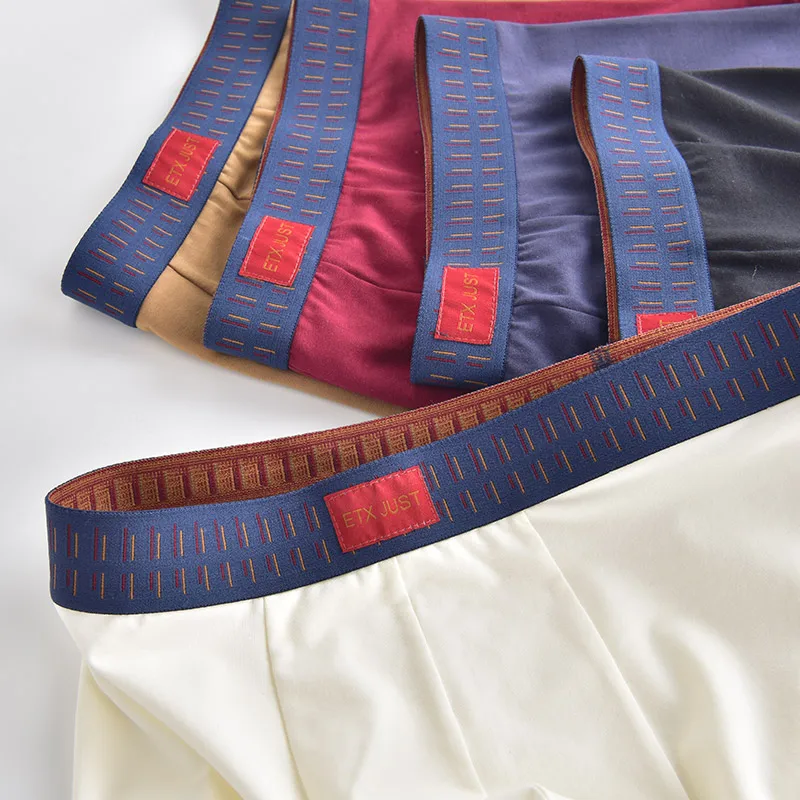 OEM/ODM Custom Logo Mens Cotton Underwear Shorts Briefs Breathable Boxers for Men