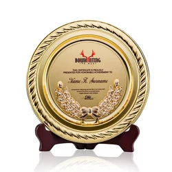 custom logo engraved round heart 	volleyball mtv trophy