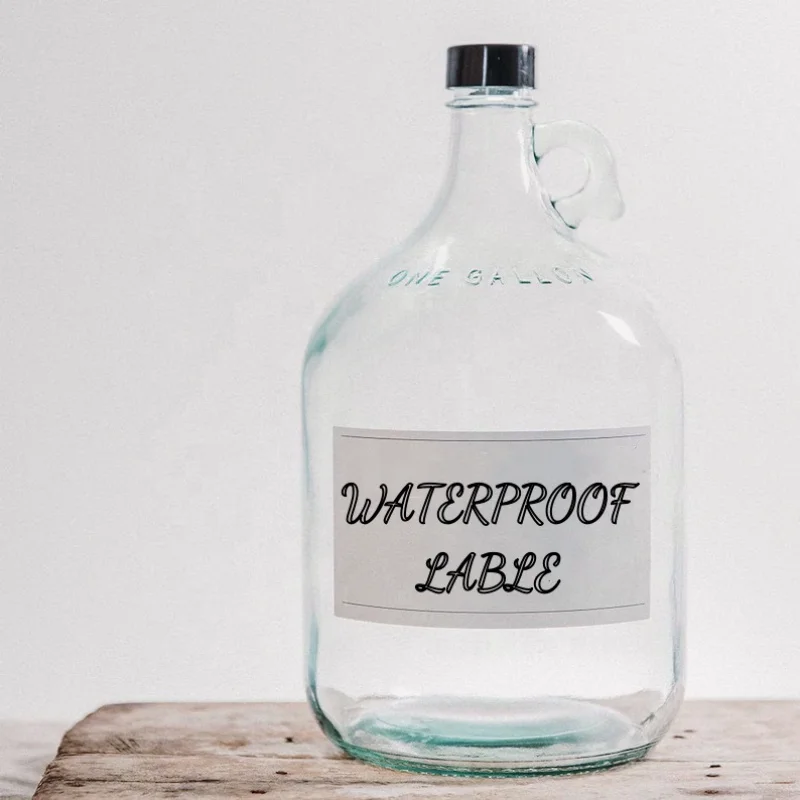 Refillable 1 gallon 128 OZ Glass Handled Jugs Glass Water Bottle Includes 38 mm Polyseal Cap