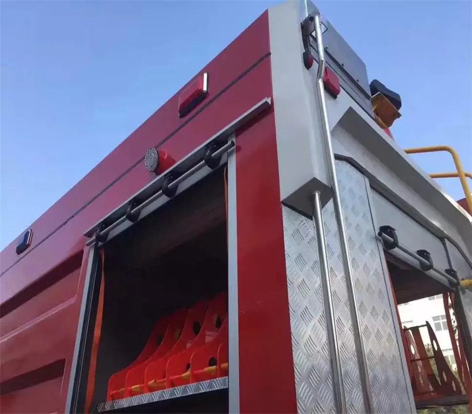 Sinotuck 340HP Chassis 15000L 8x8 Drive Fire Rescue Truck with Ladder New Manual Transmission Diesel Fuel