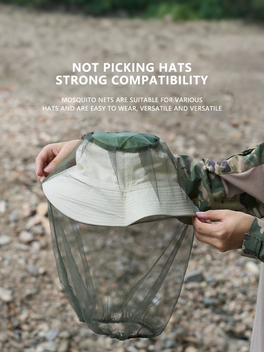 Jetshark Outdoor Multifunctional Anti-mosquito Netting Automatic Contraction Pest Control Cap Camping Wild Fishing Cap