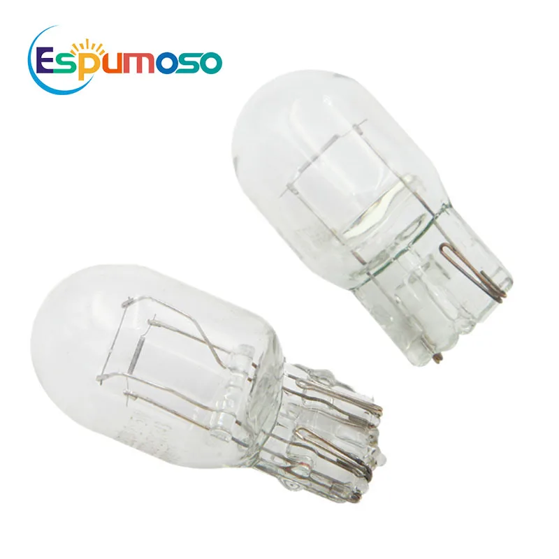 Halogen T20 1156 1157 BA15S Bulb 12V 21W T5 T10 S25 Accessory Clear Glass for Universal Autos Turn Signal Brake Backup Light