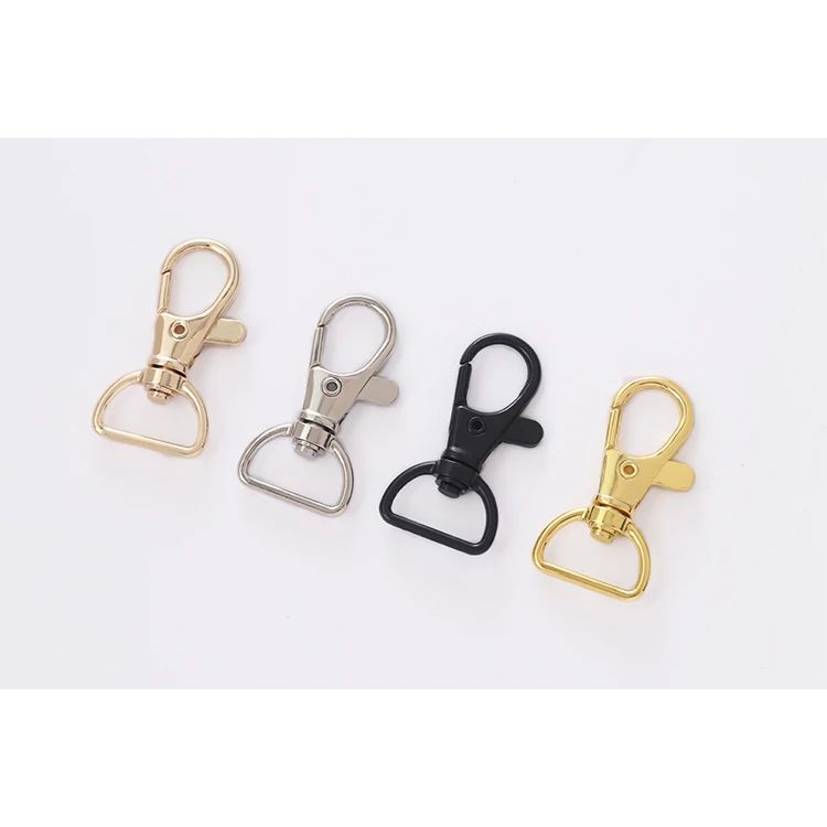  Best Selling Metal Hook Zinc Alloy Bag Accessories Lanyards Buckle D Ring Swivel