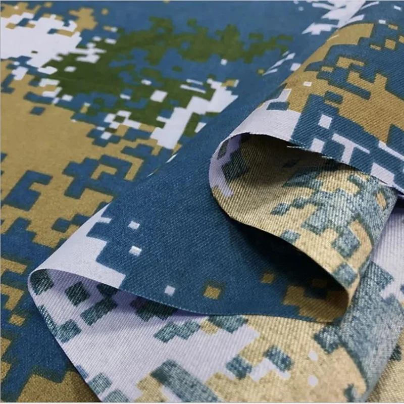 FREE SAMPLE Hot sale Oxford Cloth Camouflage Printed Silver Waterproof Fabrics Outdoor Tents Clothing fabric