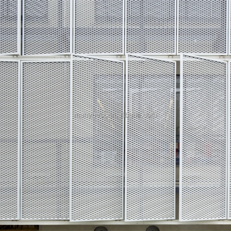 Modern Design Aluminum Wire Mesh Expanded Metal for Villa Wall and Ceiling Decoration Aluminum Alloy Material