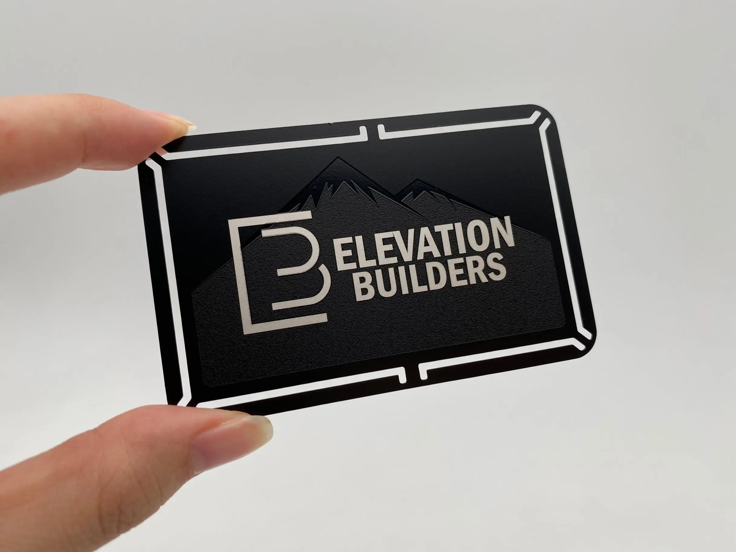 fashion design for laser cut brass business card