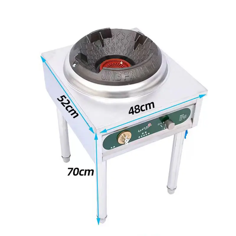 Lyroe High Quality Freestanding Restaurant Kitchen Stove Blue Fire Commercial Kitchen Liquefied High-pressure Stove