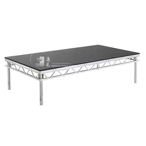Low price portable podium aluminum heavy duty wedding  concert stage professional stage platform