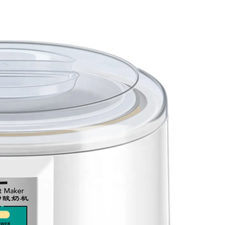 
1.5L glass cup LCD digital display commercial industrial plastic automatic electric yogurt maker 