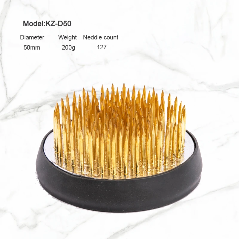 KZ-D50 Japanese ikebana kenzan flower frog round 50mm diameter custom logo flower frog bonsai starter kit for flower lover