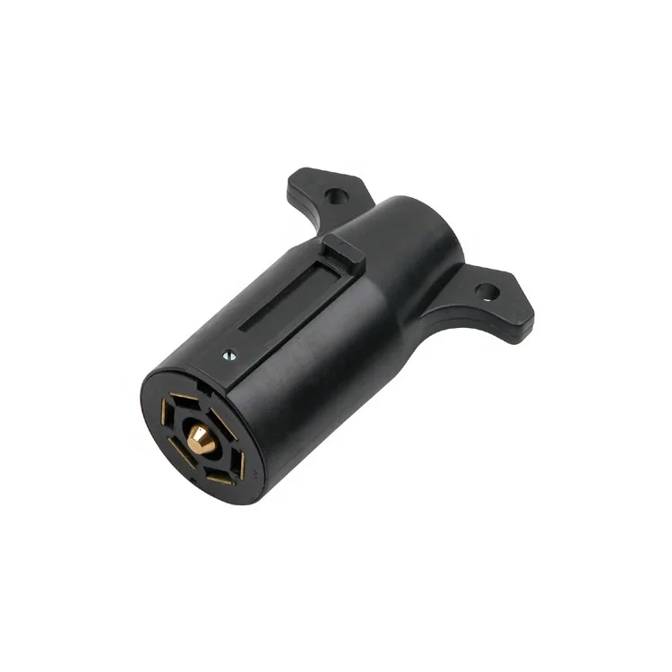 7 way trailer plug connector harness  commonly used for towing large trailers easily pull-grip