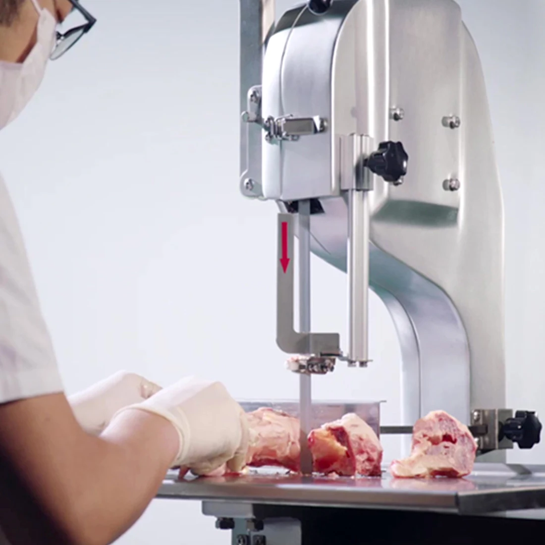 Electric Frozen Bone Meat chicken Saw machine/Electric Bone Meat chicken beef Frozen Saw cutter/bone meat butcher machine