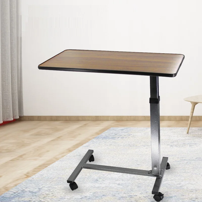 Movable Overbed Table Height Adjustable Laptop Dinning Table