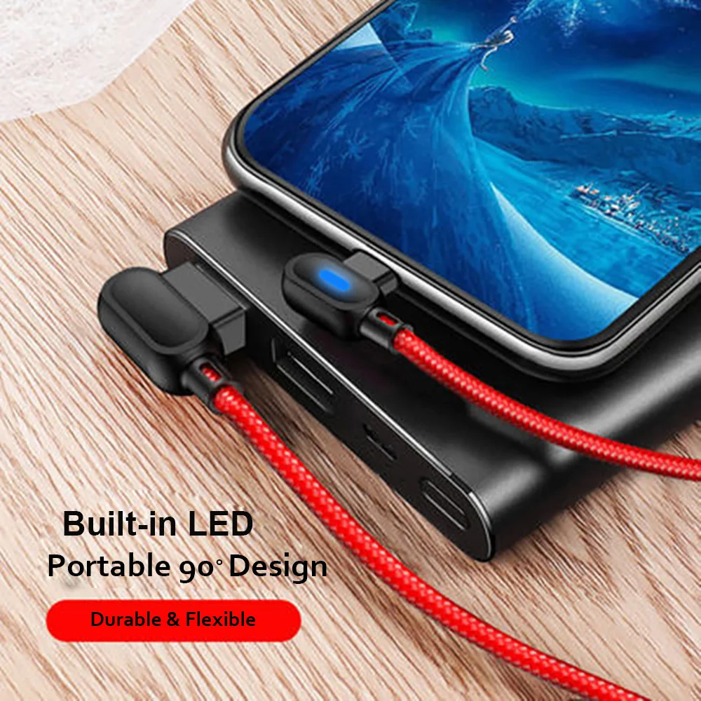 PUJIMAX оптовая продажа 0 25 м/1 м/2 м прочный 90 градусов игровой зарядный кабель плетеный для передачи данных