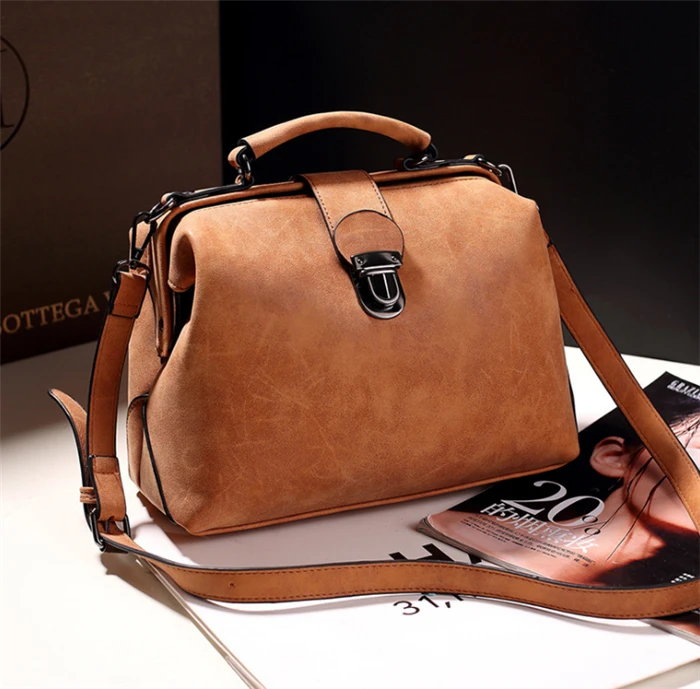 Hot sale euro america fashion latest black clip purse ladies bags handbag