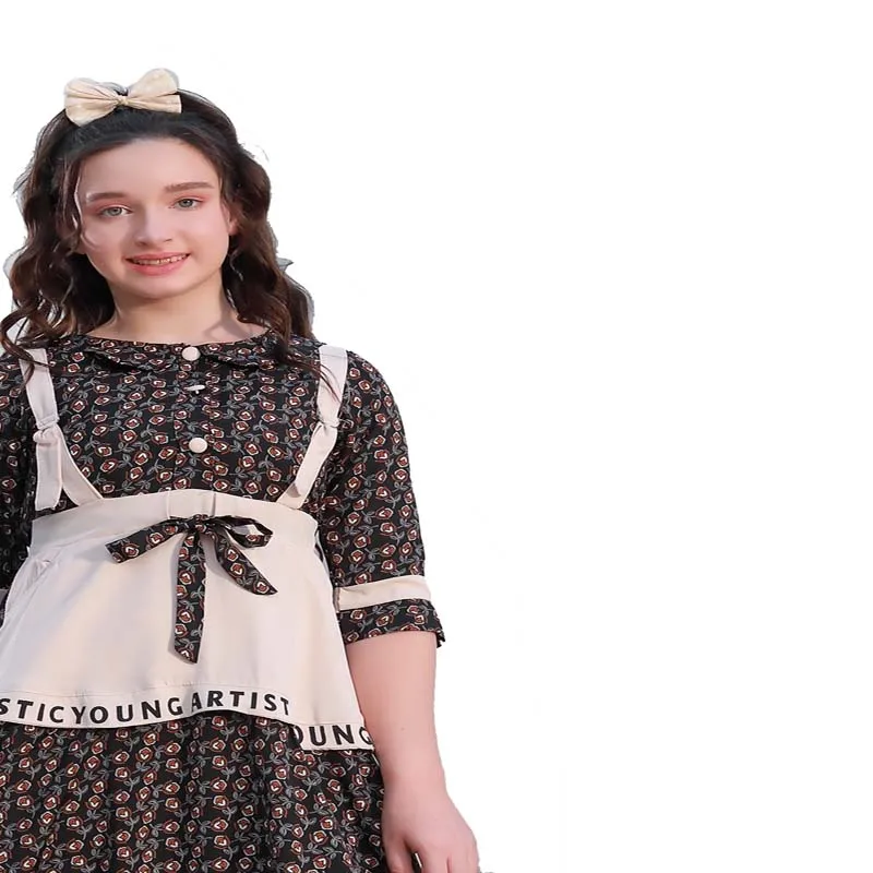 2022  New arrival summer fashion children girl dress for boutique flower kid clothes girls dresses kids
