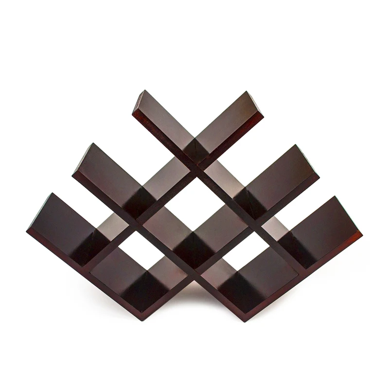 Деревенский держатель для винных бутылок Настольный коробки деревянного винного вешалкки, с винные аксессуары подарочный набор