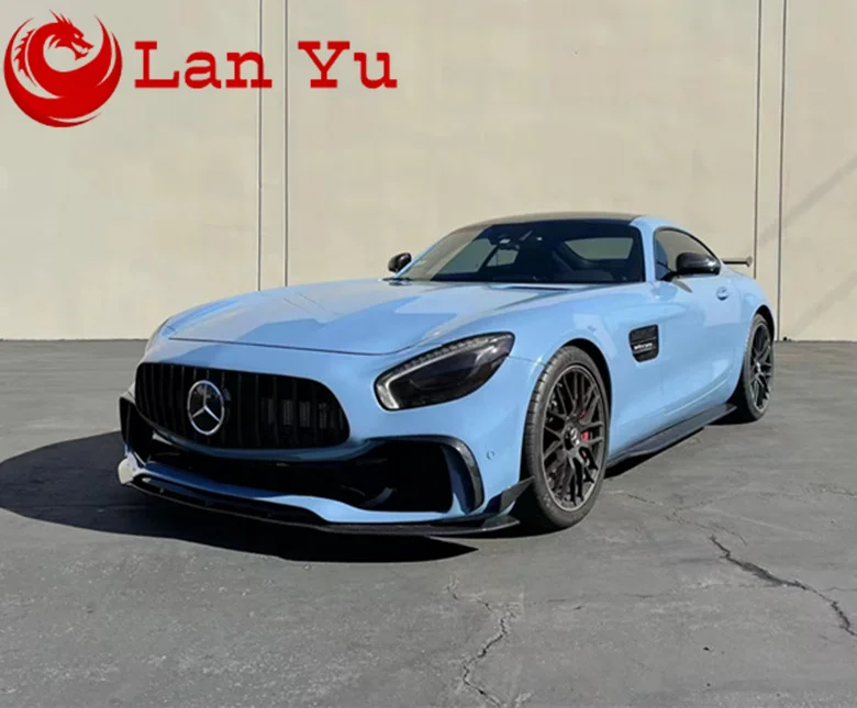 AMG GT carbon fiber body kit Mercedes AMG GT GTS GTC modified PD carbon fiber front bumper front lip
