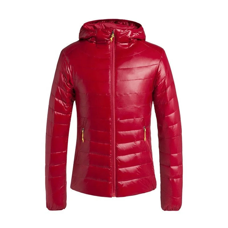 
OEM Fashion ultra light nylon down jackets/women slim fit Women Light Down Jacket For Outdoor and Indoor 