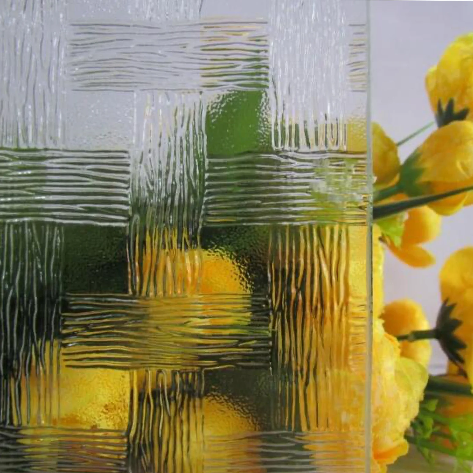 Various Moru Patterned Grey Patterned Glass For Silk Screen Printing