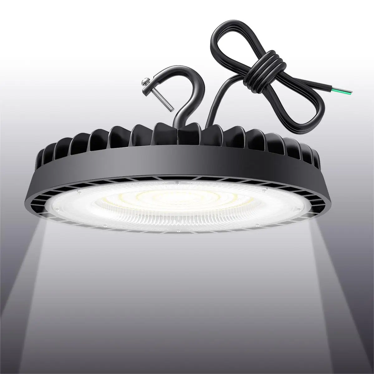 New design IP65 waterproof 150lm/w IC Driver industrial lamp 5000K daylight warehouse factory lighting 150w led high bay light