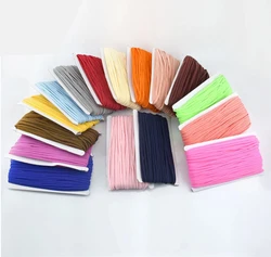 Best sales adjustable elastic band 6mm Flat elastic rubber bands colorful elastic earloop N95,KN95,face mask
