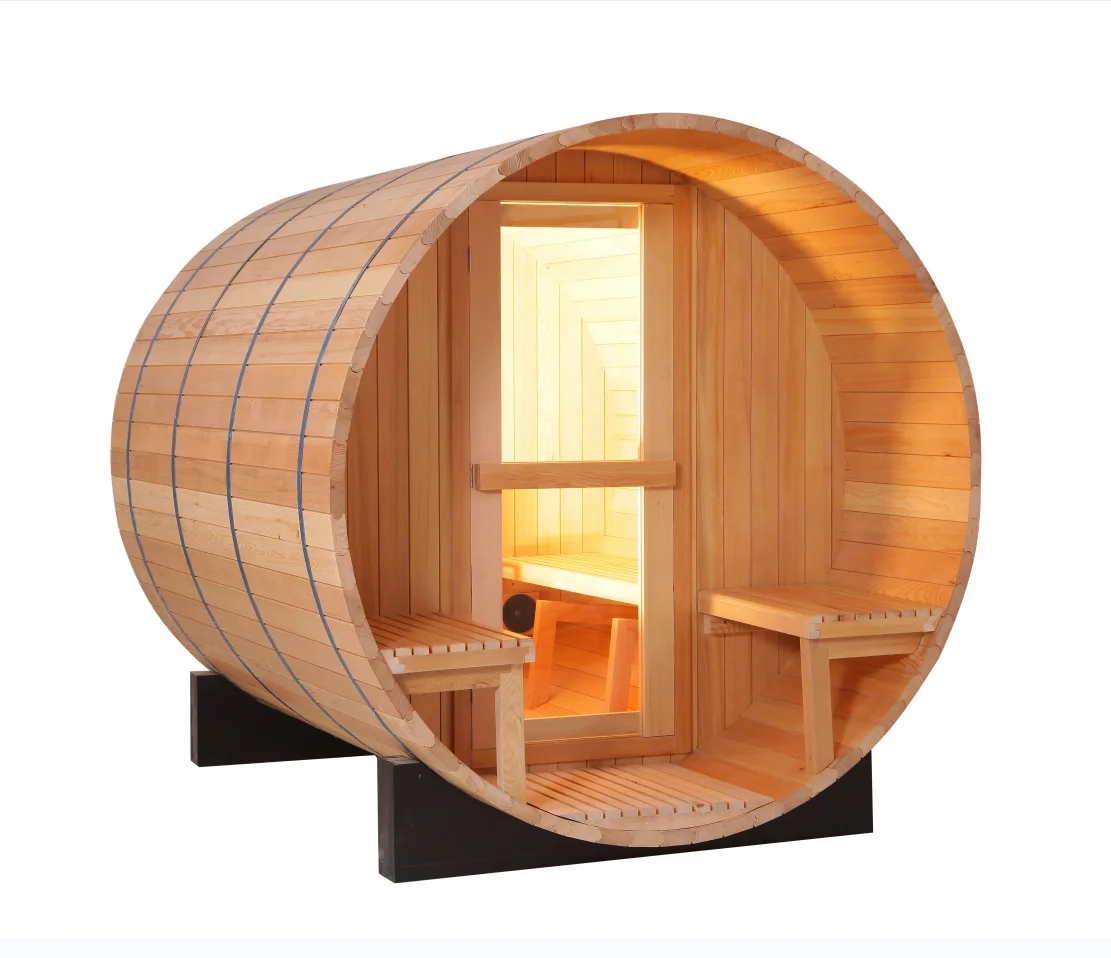 Modern sauna outdoor sauna house 6 person cedar
