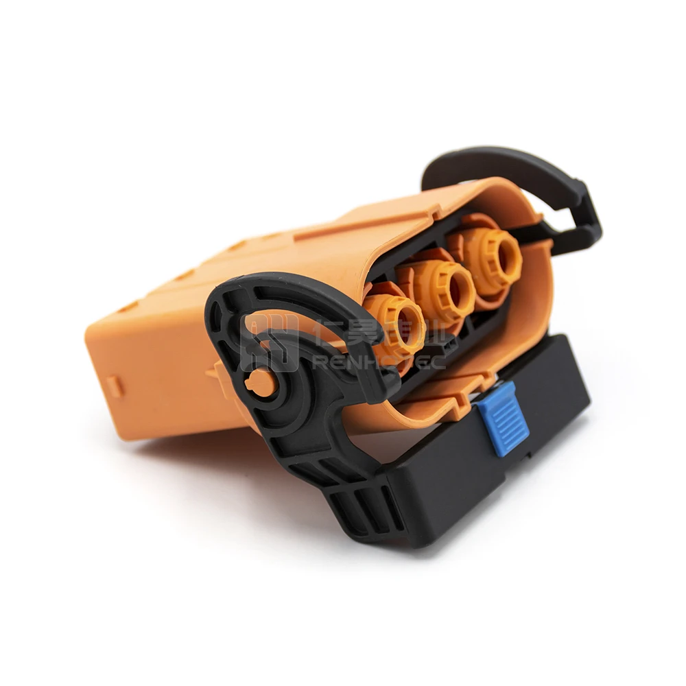 HVC 530 Series 3 Pins high voltage Connector System HVIL connector for EV electrical car connector