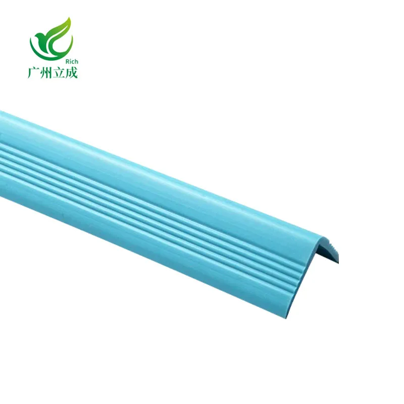 Rich7306 PVC Stairs Anti-Slip Strip Self-Adhesive PVC Prolfile For Stairs PVC Edge Banding  For  Furniture Wall Corner protector