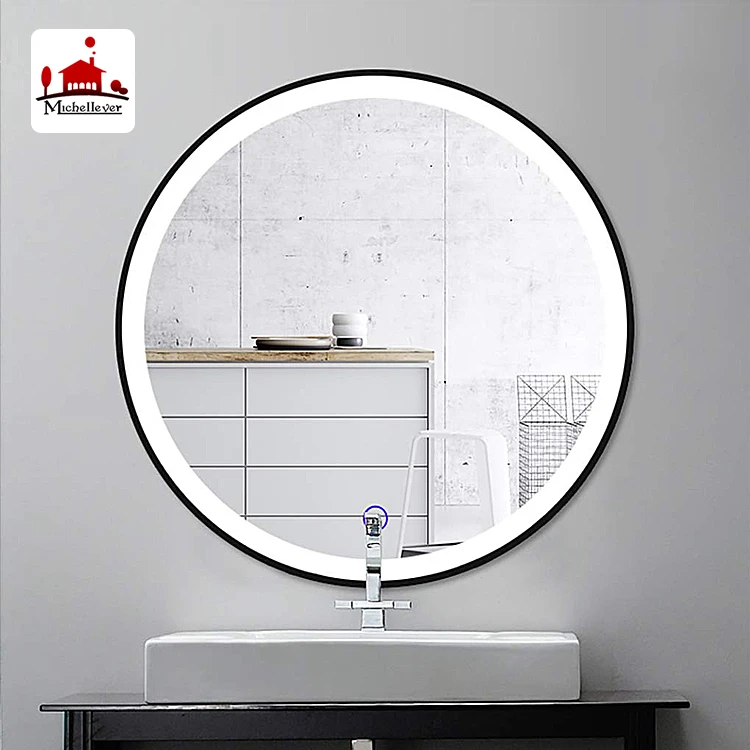 extra large black and silver round metal framed wall mirror oversized black metal framed round wall mirror