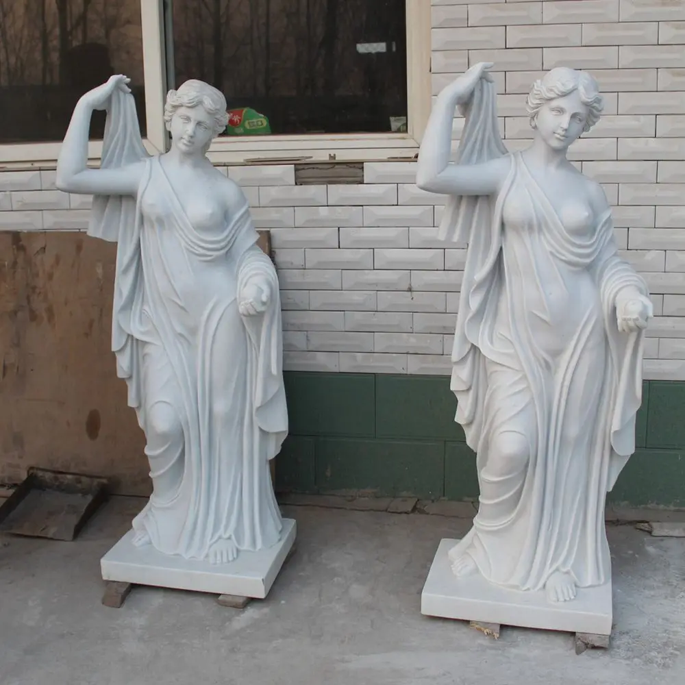 figure statue Outdoor Garden Decoration stone naked lady sculpture