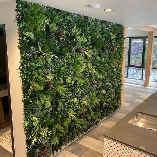 50*50cm 1*1m Easy installation artificial plant wall decor artificial green wall vertical garden grass wall design