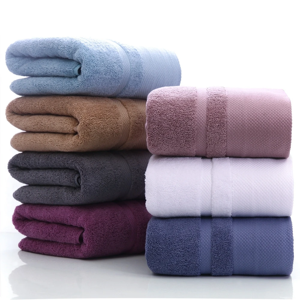 Custom Size Premium Absorbent Eco-friendly Towel  Five-star Hotels Towel High Quality 100% Cotton Bath Towel Set