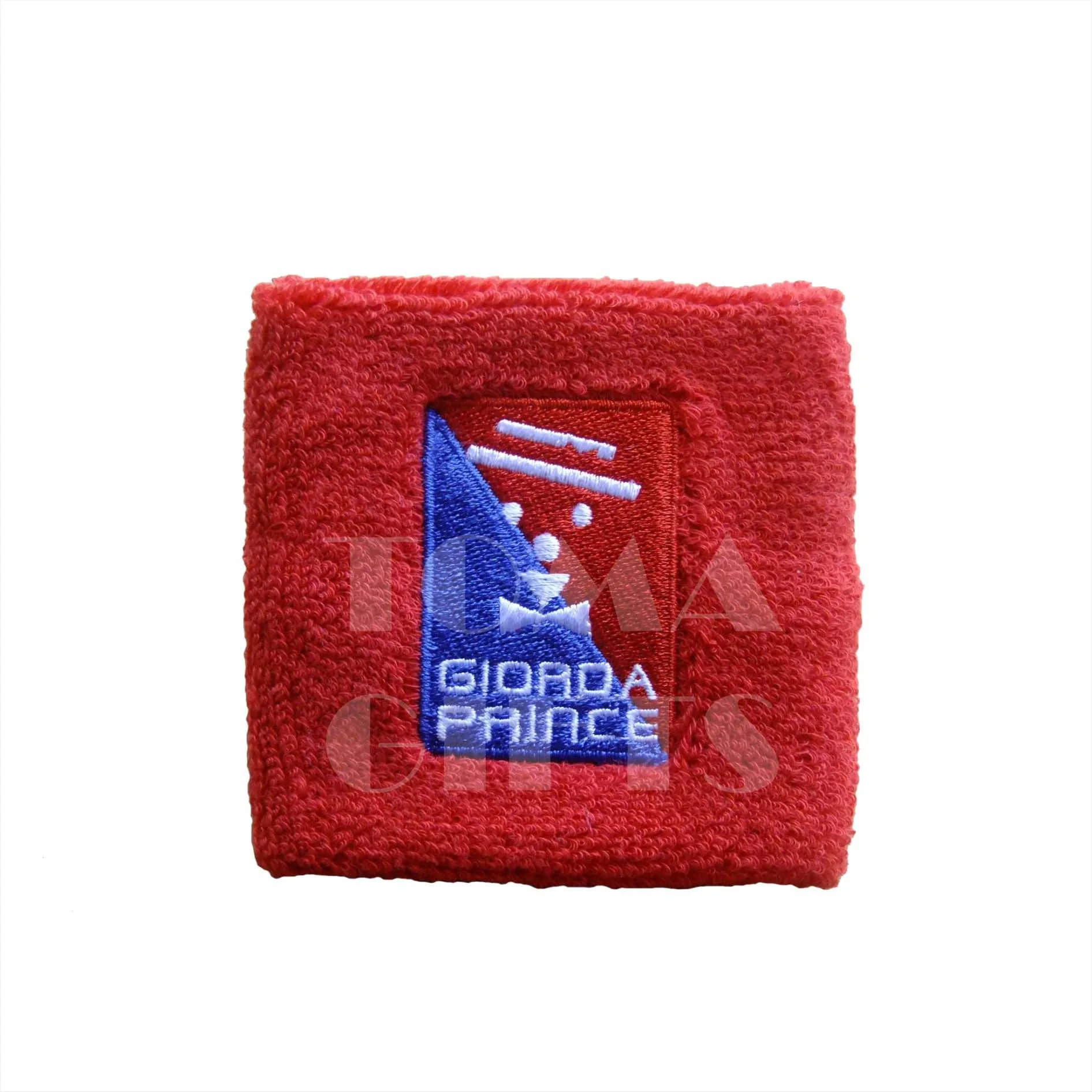 Factory Custom Logo Rainbow Football Basketball Sports Gym Embroidery Terry Towel Cotton Elastic Sweatband Headband Wristband