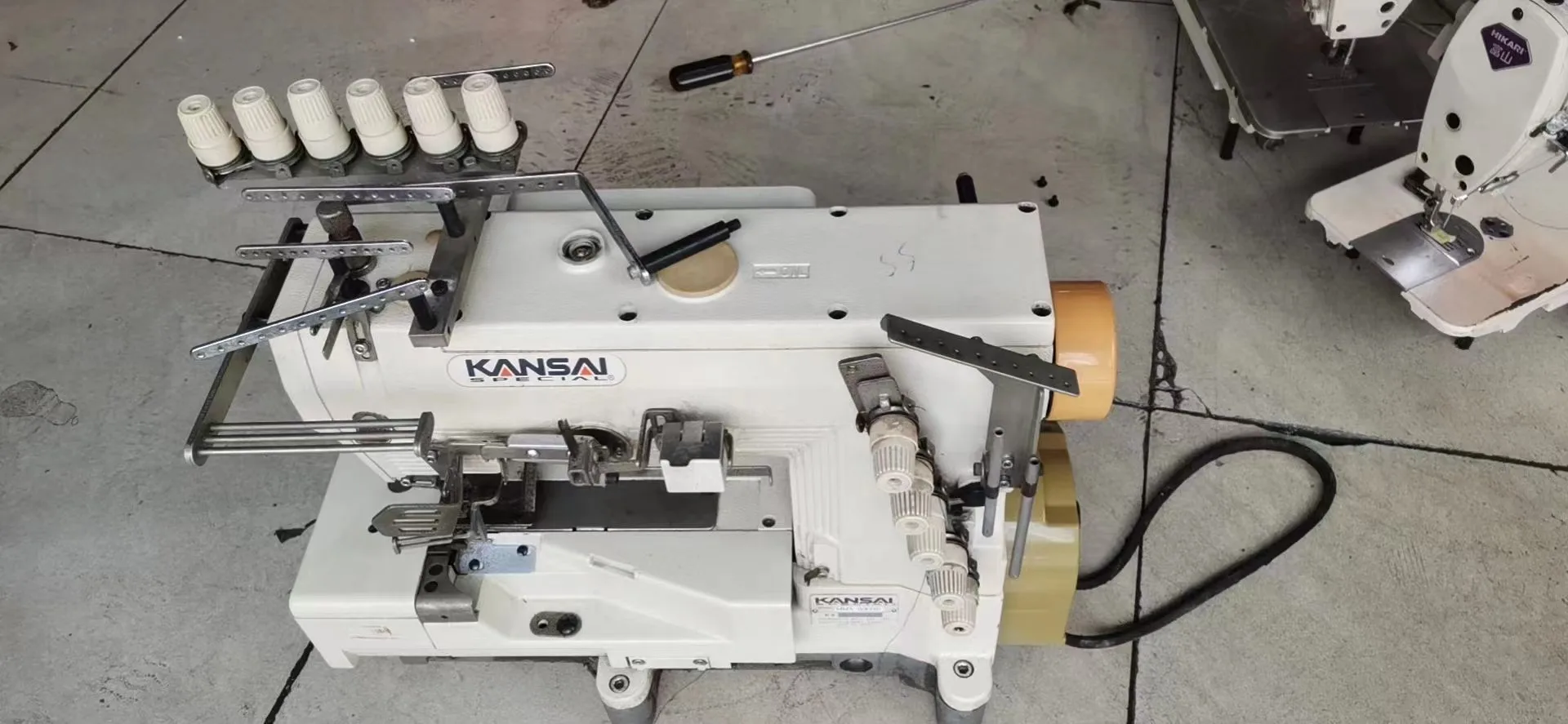 3 игольная плоская швейная машина Kansai MMX3303F