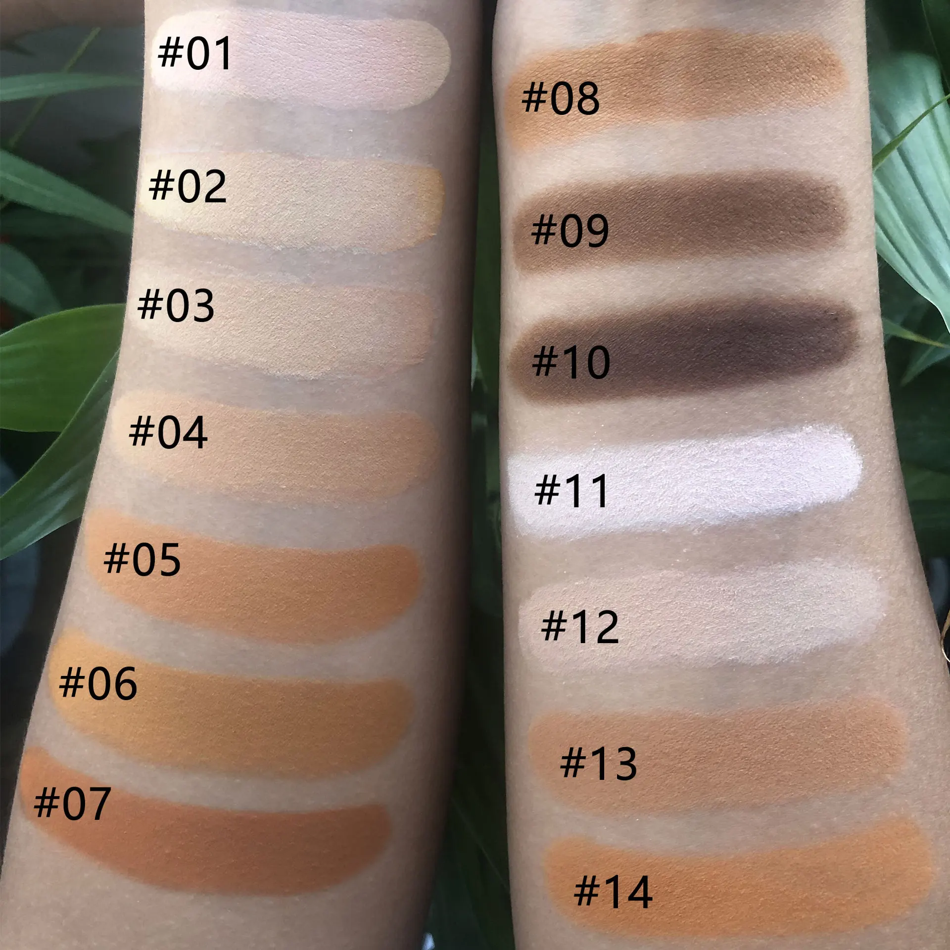 Pink Nude Matte Waterproof Oil Control Pressed Setting Powder Foundation Concealer Custom Logo Makeup Base Compact Powder