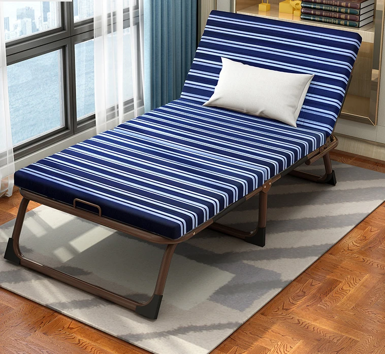 Home Camping Furniture Meubles Lit Pliable Adulte Portable Applicable Metal Single Folding Bed with high quality