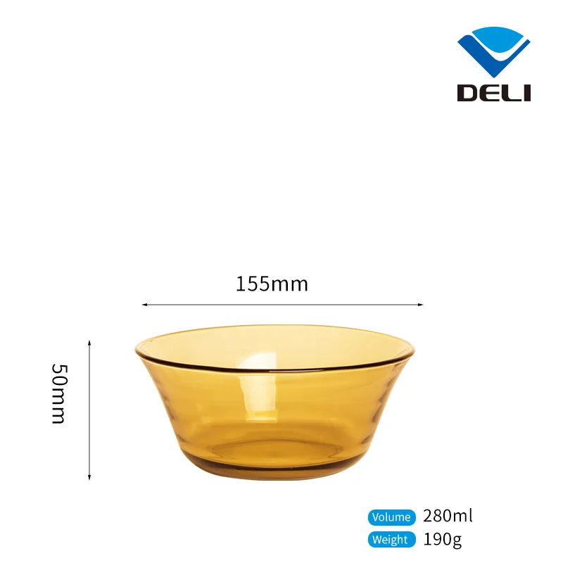 Green Apple Custom logo 155mm 6.1inch Clear Luxury Silicone Modern Ice Cream Dessert Glass