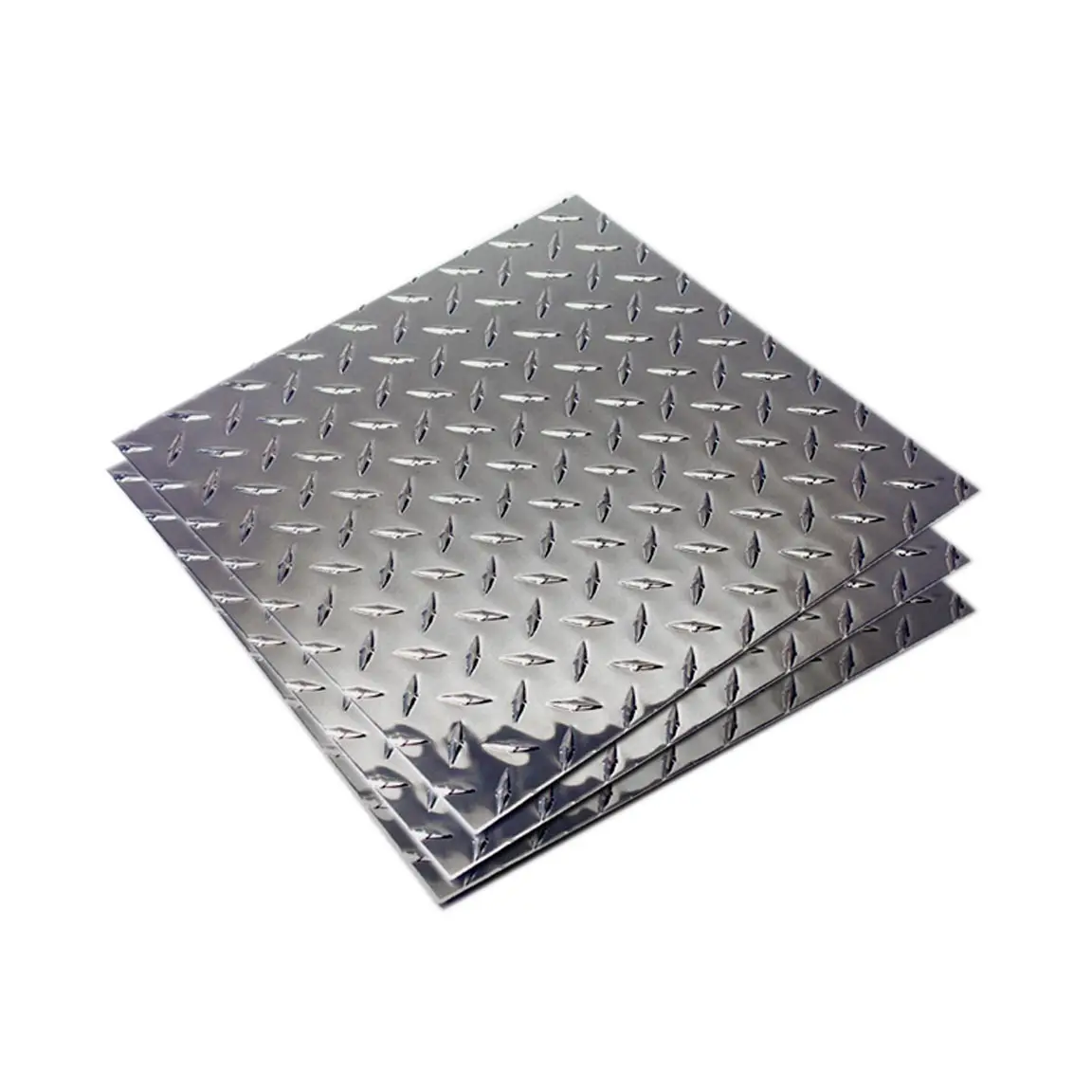 Gold Colour 5754 5052 Anodized Aluminium Checkered Plates Anti Slip For Stairs Flooring