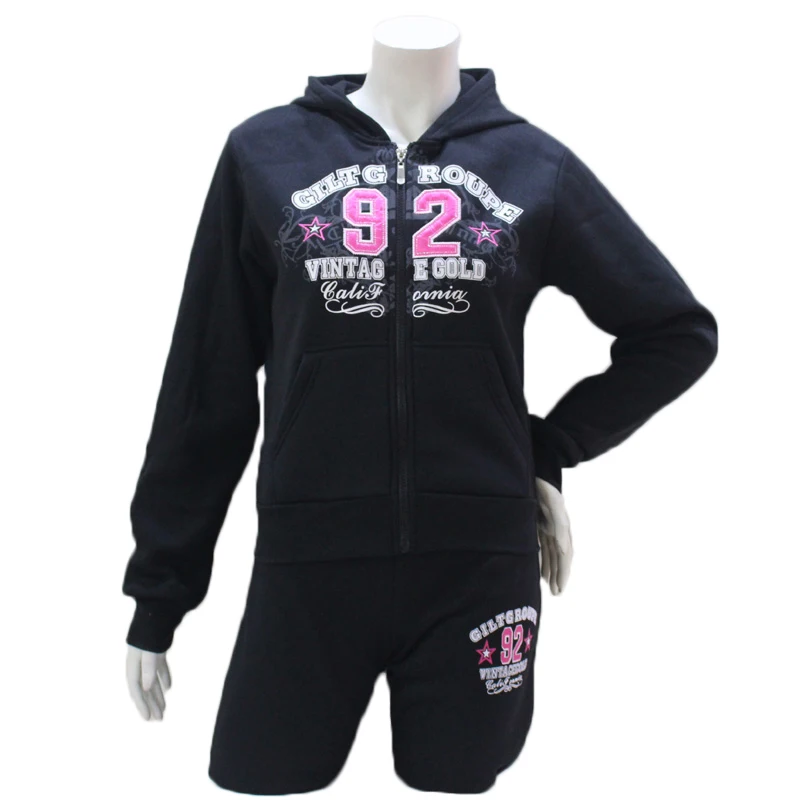 Mexico Garment Ladies Gymwear Tops With Embroidery