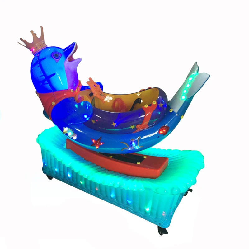 Игровая машина-качалка Kiddy с монетами детская машина для развлечений
