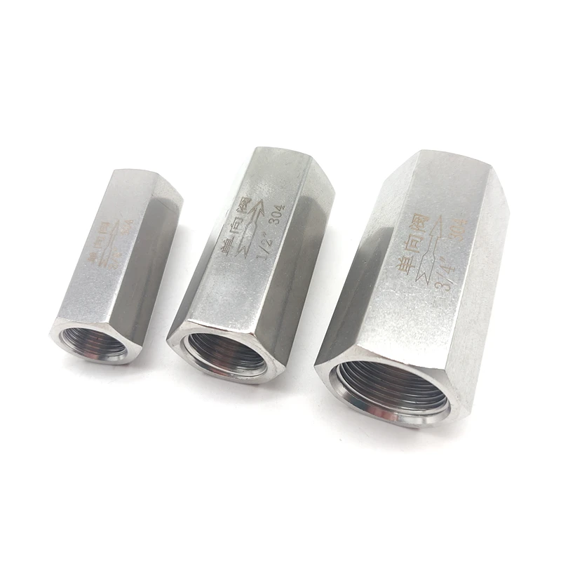 Steel mini hydraulic fittings to prevent oil loss for hydraulic pump check valve stainless steel