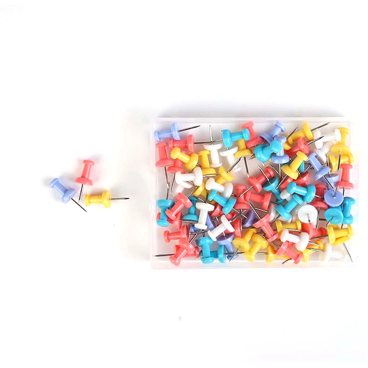 New type top sale world map wall push pin custom