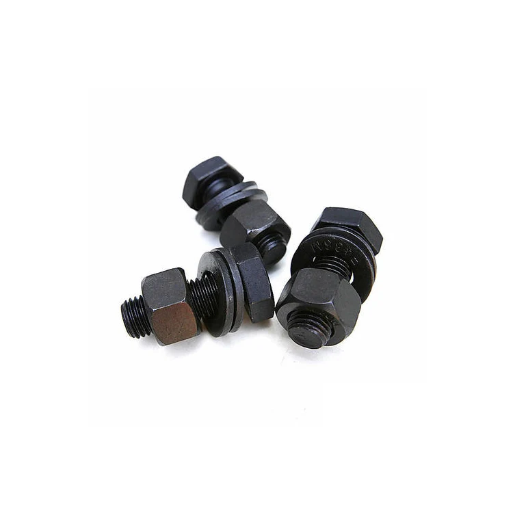 Carbon steel black bolts din6914  a325 high tension bolts