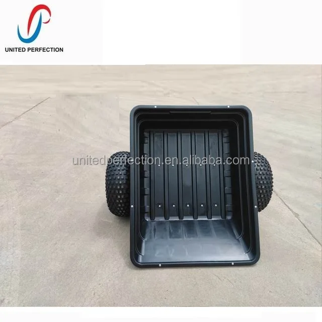 SEP EXPO 2021 Promotional 300L 10 Cuft Atv Tow Behind Trailer  Tractor Trailer 2 WHEEL DUMP TRAILER With Heavy Load