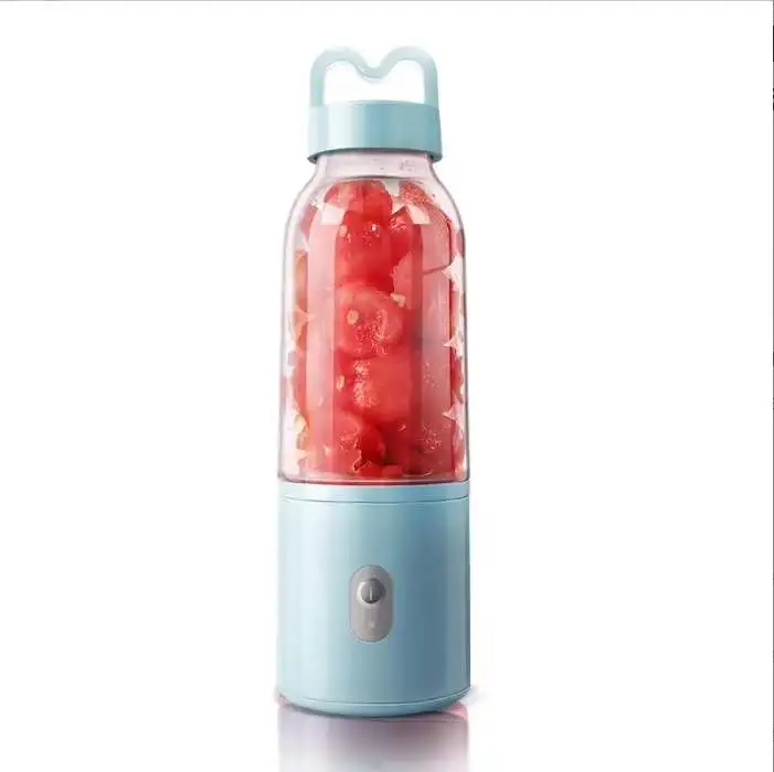 2022Wholesales 500ml High powerSummer Portable USB Rechargeable housing personal mini hand blender with low noise