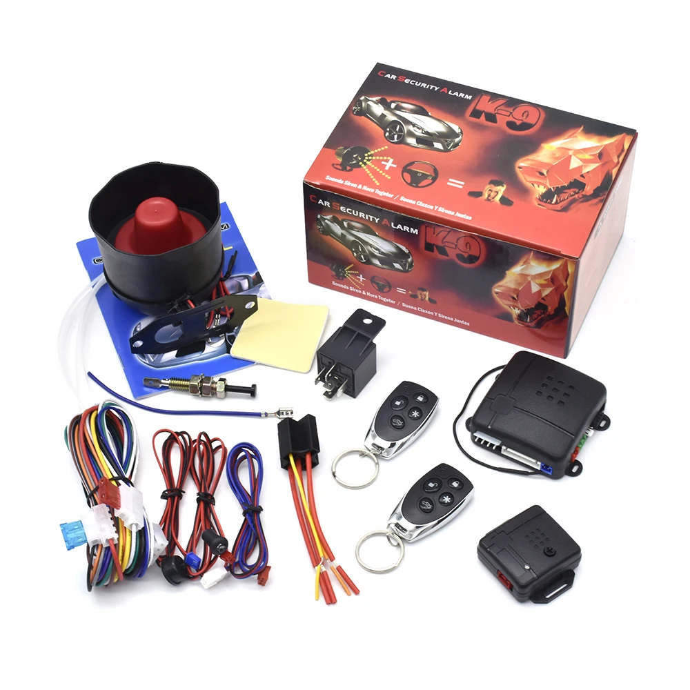 One Way Car Alarm Remote Control Vibration Sensor One Way For Cars Car Alarm System Security