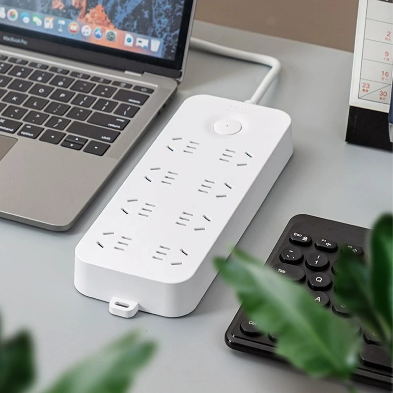 Deli LX123 strip socket USB dormitory with power strip porous wiring for home High-power power strip household corded socket