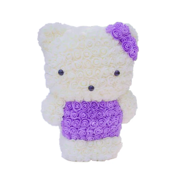 Ammy 2021 Custom Rose Hello Kitty Preserved Hello Kitty And Box For Pretty Gift Valentine Day